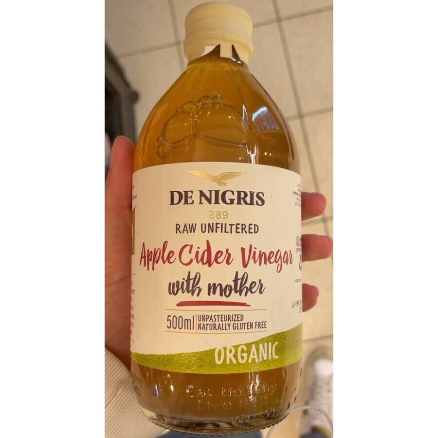Unfiltered apple cider vinegar, 500 ml, De Nigris