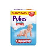 Diaper Pants Pufies Sensitive GP Maxi, 9-15 kg, No.4. 72 pieces, Pufies