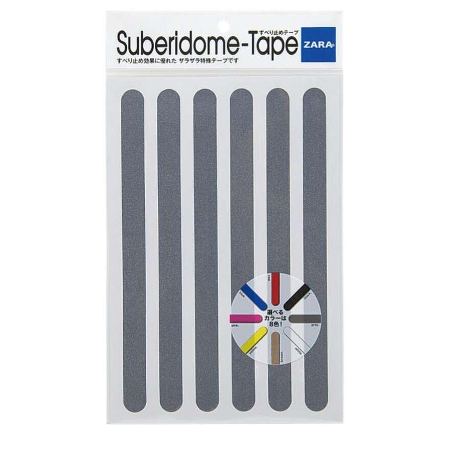 Self-adhesive anti-slip tape, 6 pieces, Grey, Car Boy