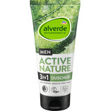 Alverde Naturkosmetik MEN 3 in 1 Shower Gel, 200 ml