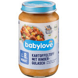 Babylove Potato menu with beef goulash 8+, 220 g