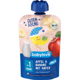 Babylove Apple puree with bananas and ECO oats from 1 year, 100 g
