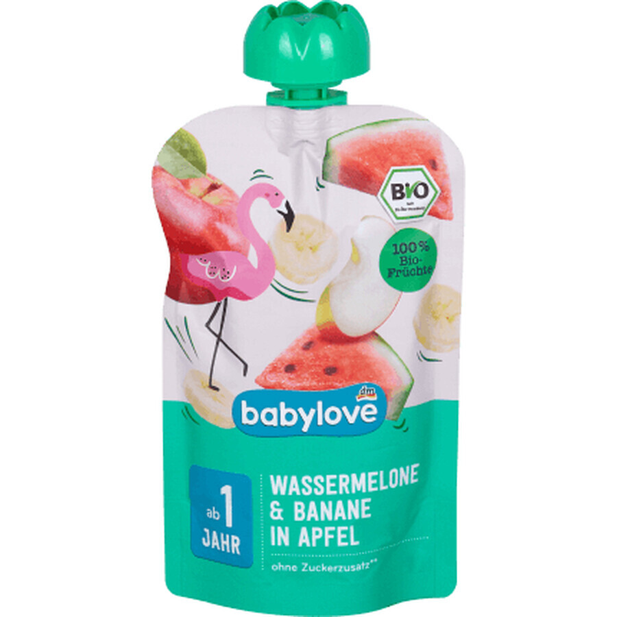 Babylove Melon puree with banana and apple ECO, 12+, 100 g