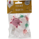Coccorito Colier pentru suzetă cu silicon, 1 buc