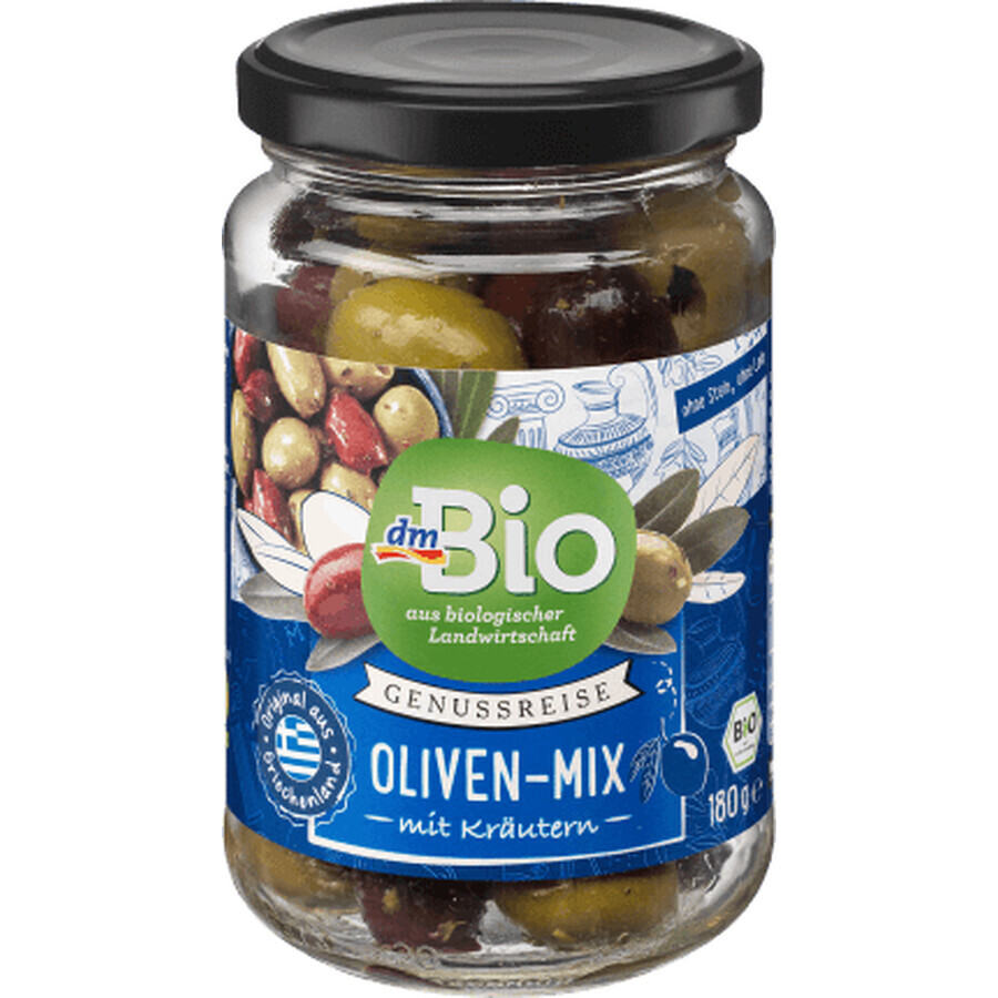 Shop DmBio Olivenmischung mit ECO-Aromakräutern, 180 g DmBio Olivenmischung mit ECO-Aromakräutern, 180 g