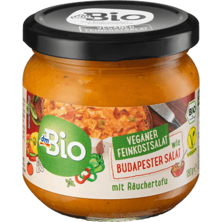 Cumpără DmBio Salată Budapester cu tofu afumat ECO, 180 g DmBio Salată Budapester cu tofu afumat ECO, 180 g