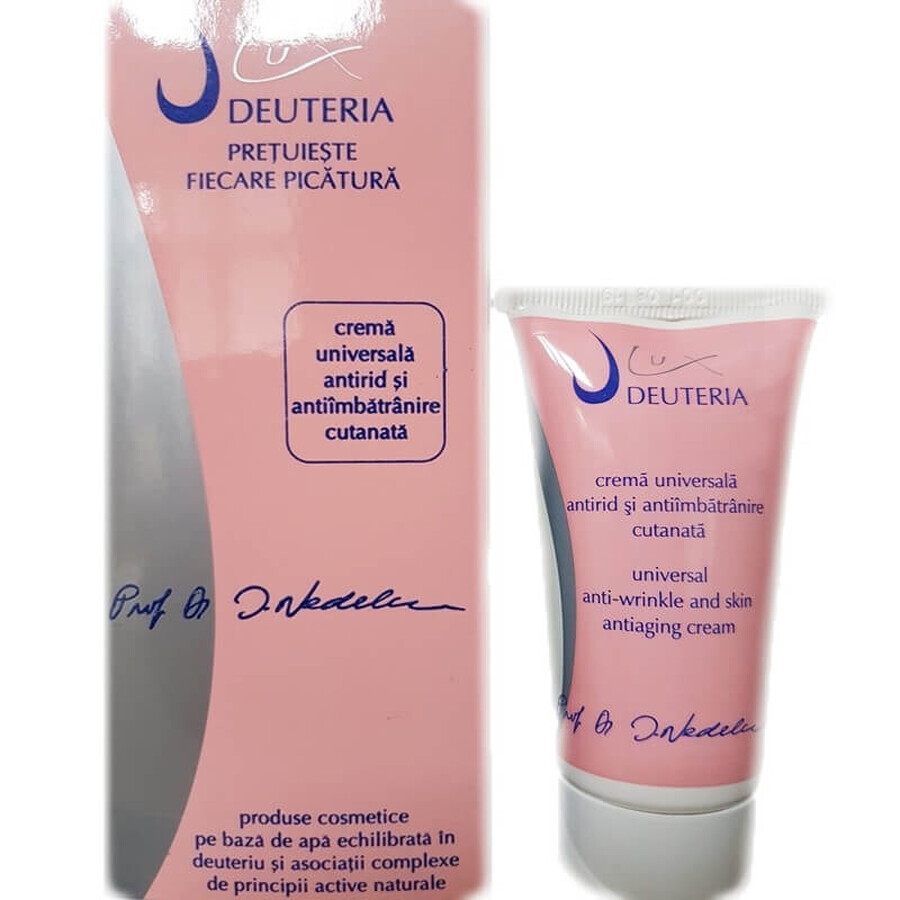 Universal anti-wrinkle and anti-aging cream, 50 ml, Deuteria Cosmetics