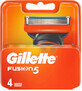 Lame di ricambio per rasoio Gillette Fusion, 4 pz