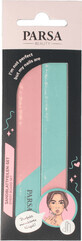Parsa Beauty Pink/blue nail file set, 2 pieces