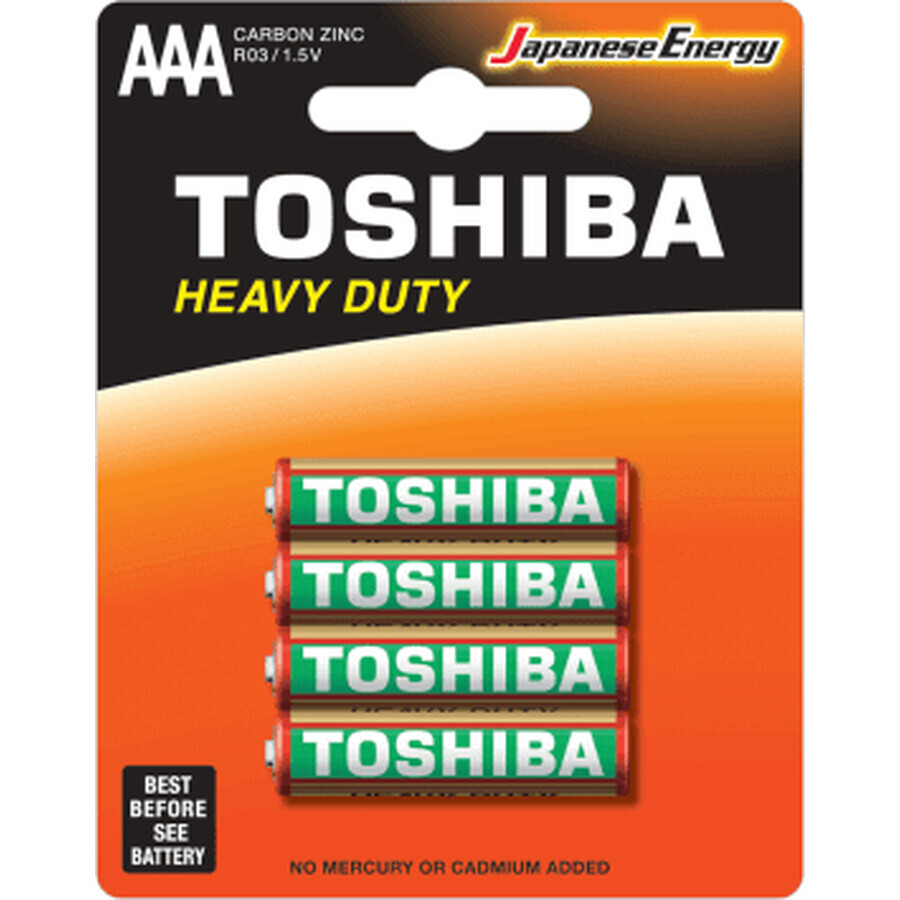 Toshiba Batteries R6-AA, 4 pcs