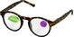 Visiomax Reading glasses, brown frame, diopter +3.50, 1 pc