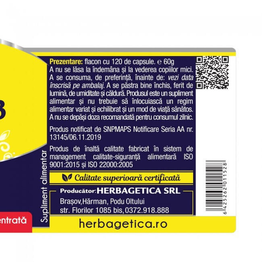 Detrix Forte Vitamin D3 5000 IU, 120 capsules, Herbagetica
